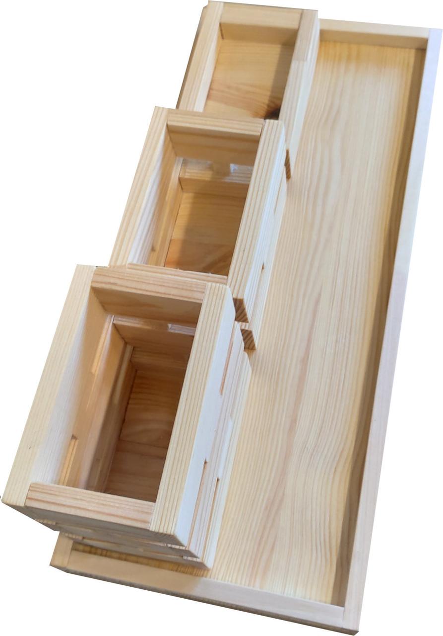 Органайзер для канцелярії дерев'яний (2086889181) - фото 4 Органайзер для канцелярії дерев'яний (2086889181) - фото 4