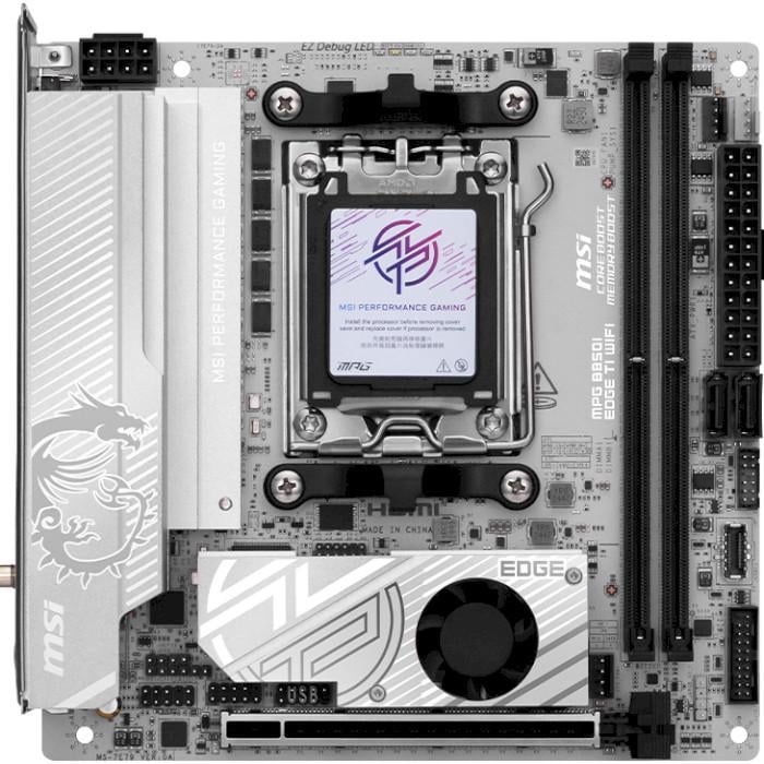 Материнская плата MSI MPG B850I EDGE TI Wi-Fi White (31022363)