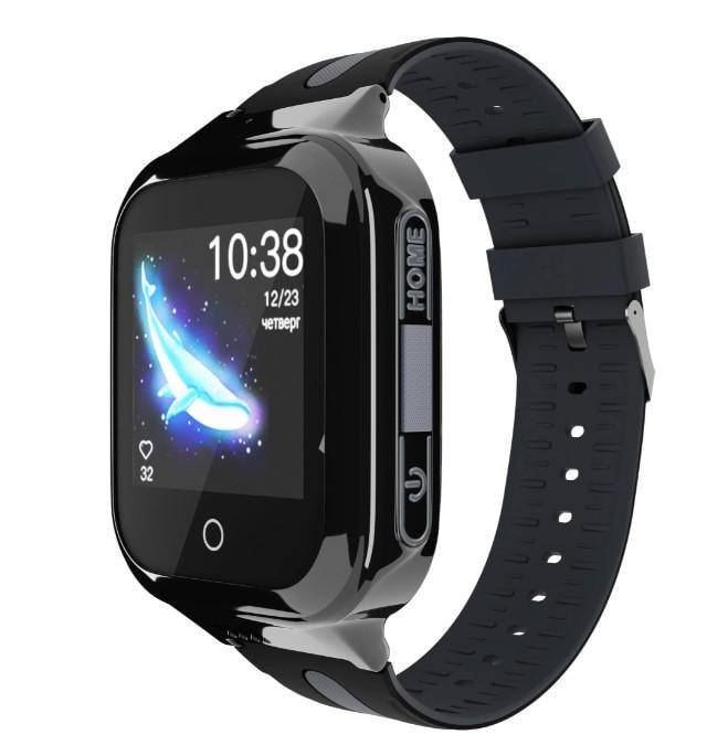 Годинник дитячий MYOX MX70UW GPS водонепроникний зі змінним корпусом/ремінцем Чорний (3645765)