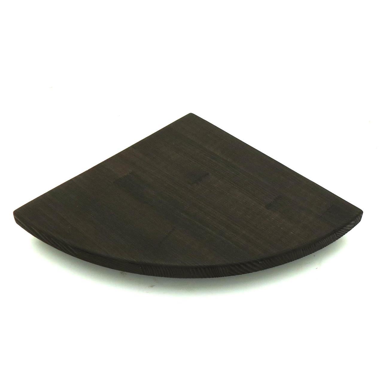 Полка настенная угловая из дерева Кабарет 25 Венге (УНП-250912)