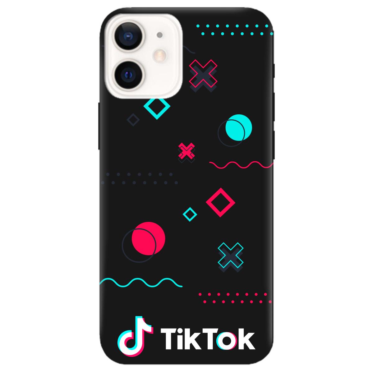 Силіконовий чохол Zorrov для Apple iPhone 12 Mini - TikTok (14050050273126895)