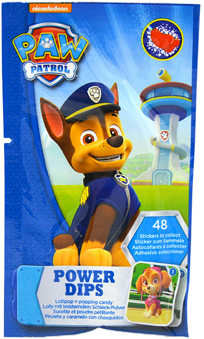 Леденец с шипучим порошком Щенячий Патруль Nickelodeon Paw Patrol Power Dips 12 г (2373432991)
