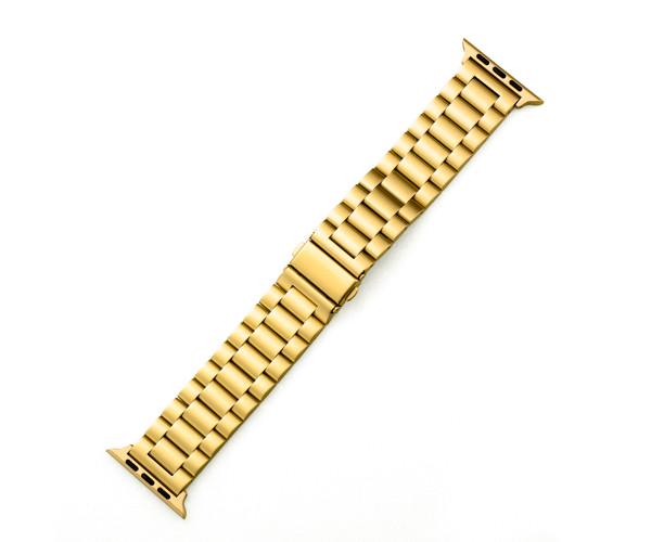 Ремешок металлический Metal Classic для Apple Watch Series 10 42 мм Золотой Ремешок металлический Metal Classic для Apple Watch Series 10 42 мм Золотой