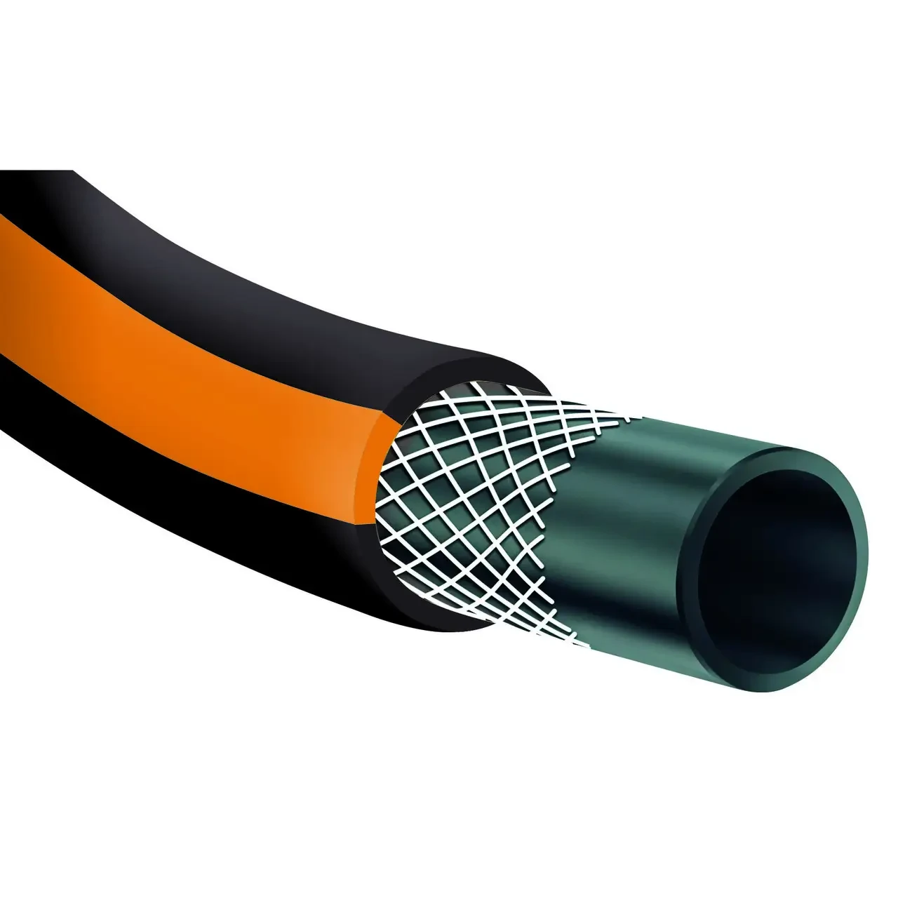 Шланг для поливу Rebiner RK345 тришаровий армований 3/4" 19 мм 50 м (000017298) - фото 3 Шланг для поливу Rebiner RK345 тришаровий армований 3/4" 19 мм 50 м (000017298) - фото 3