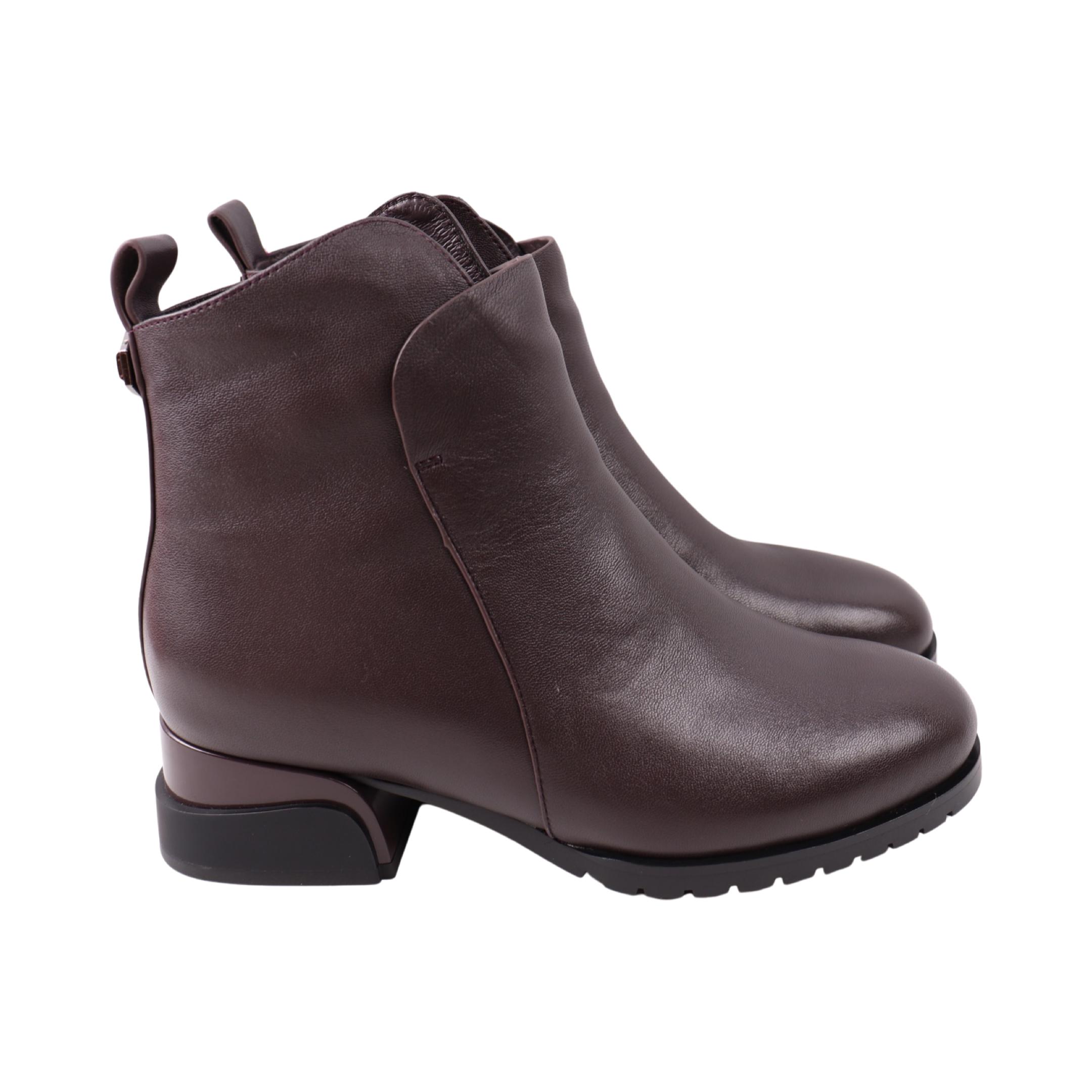 Ботинки женские Velly р. 34 Баклажановый (148-24ZH)