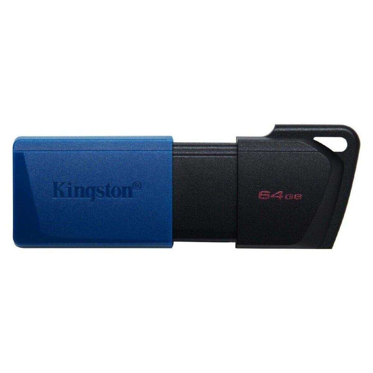 Флешка для ноутбука Flash Kingston USB 3.2 DT Exodia M 64GB Black/Blue (DTXM/64GB)