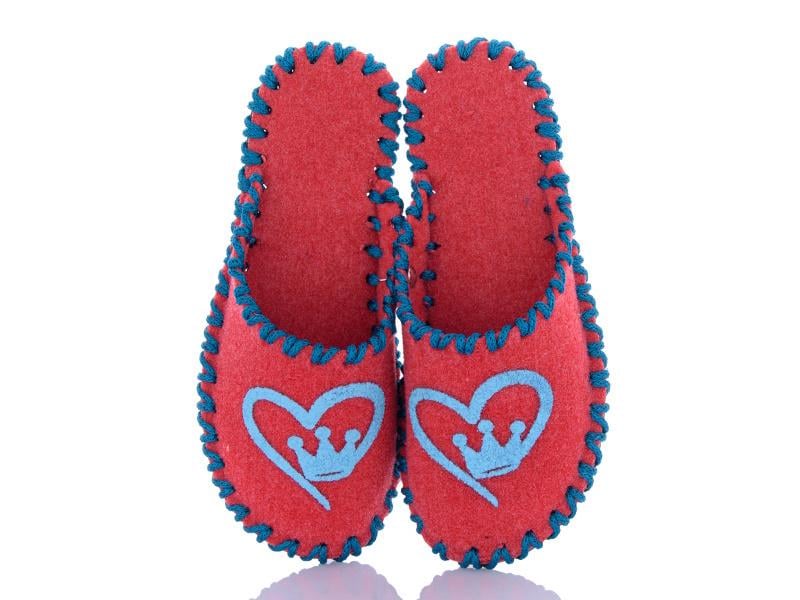 Тапочки фетровые женские VENDS 296 р. 40-41 Красный