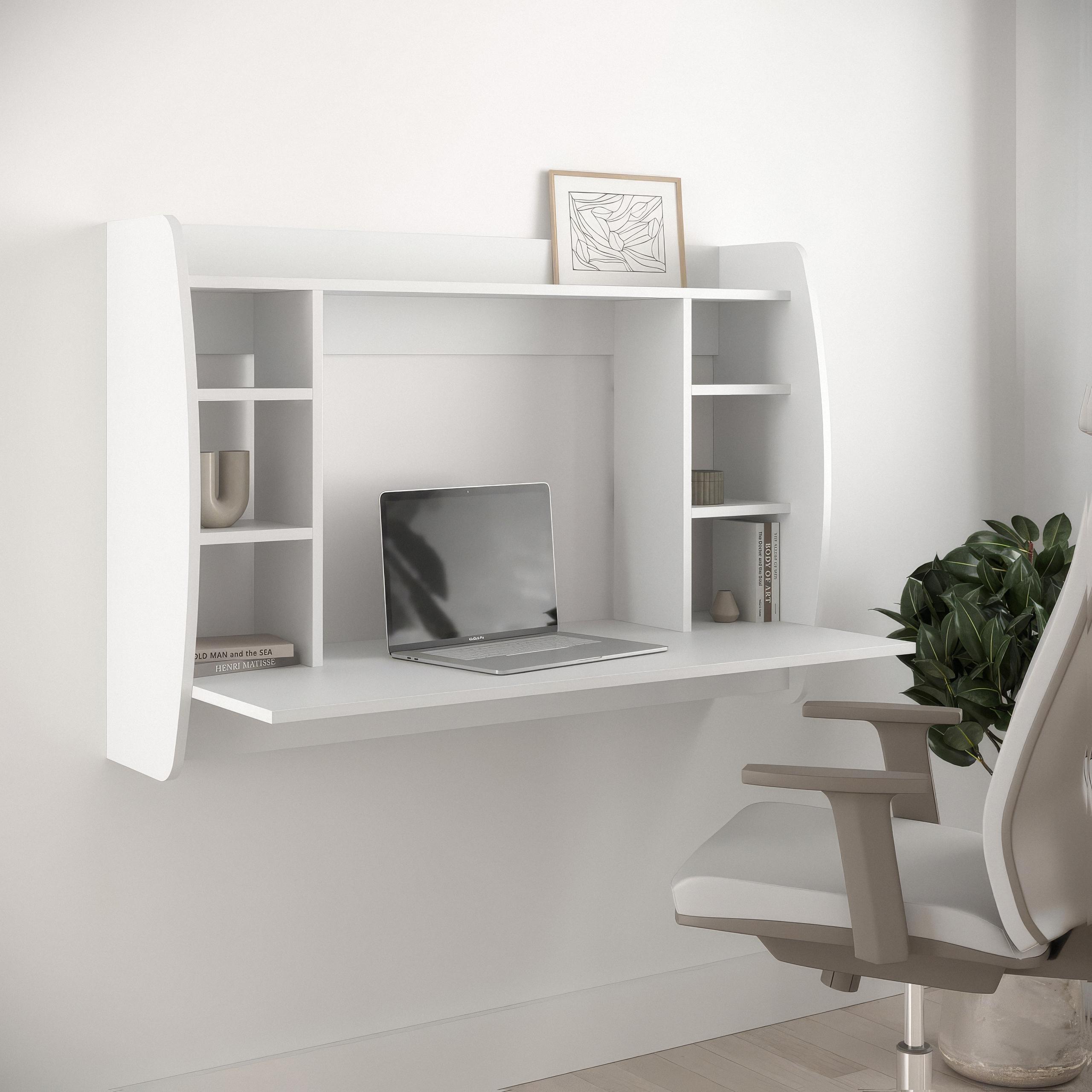 Стол письменный навесной S-3 1100х490х750 мм Белый