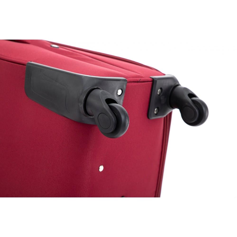 Валіза Bonro Tourist велика на 4 колесах Вишневий (10132802) - фото 15