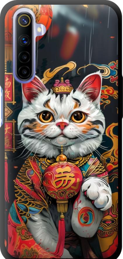 Чехол на Realme 6 China Cat v2 (6135b-1913-42517)