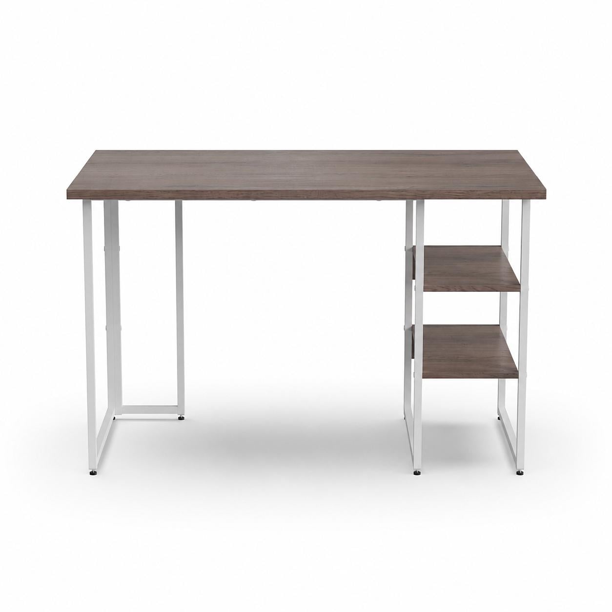 Стіл письмовий Ferrum-decor Кевін метал/ДСП 32 мм 75x100x70 см Білий/Дуб Кремона Канолло (FRD-108031)