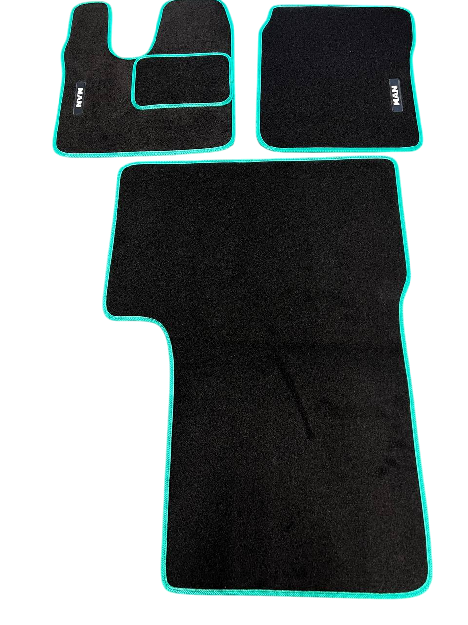 Килимки в салон ворсові для MAN TGA TGS вузька кабіна 5 шт. Чорний (27327289)