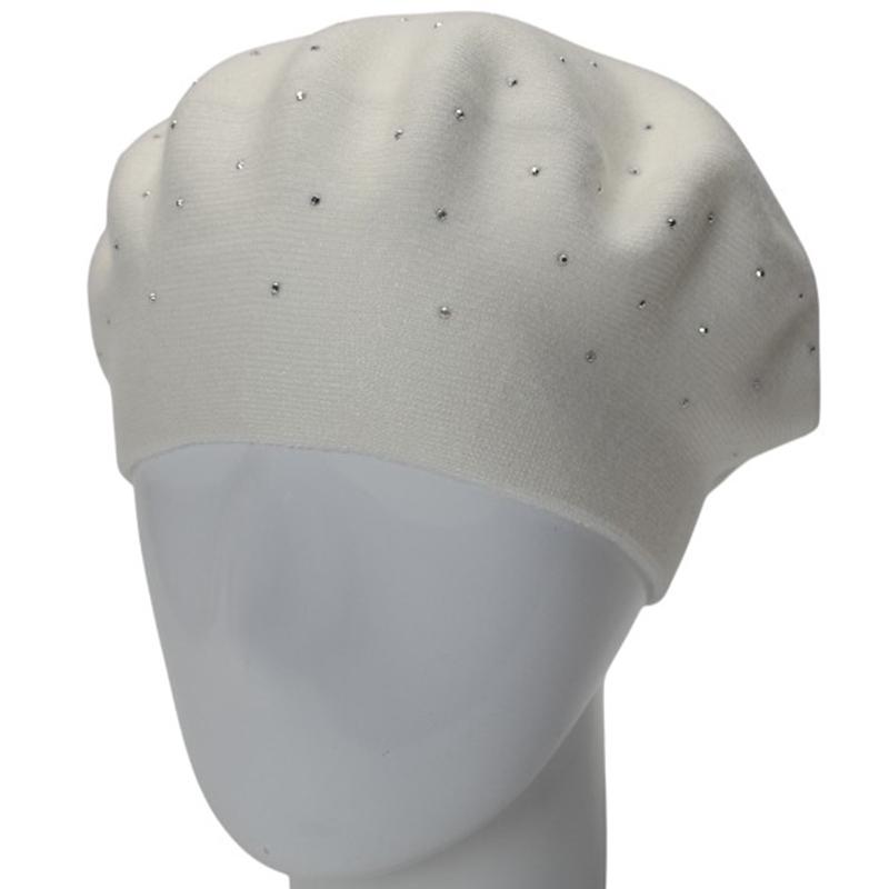 Берет двойной Lirus Блис из вискозы универсальный Белый (288282)