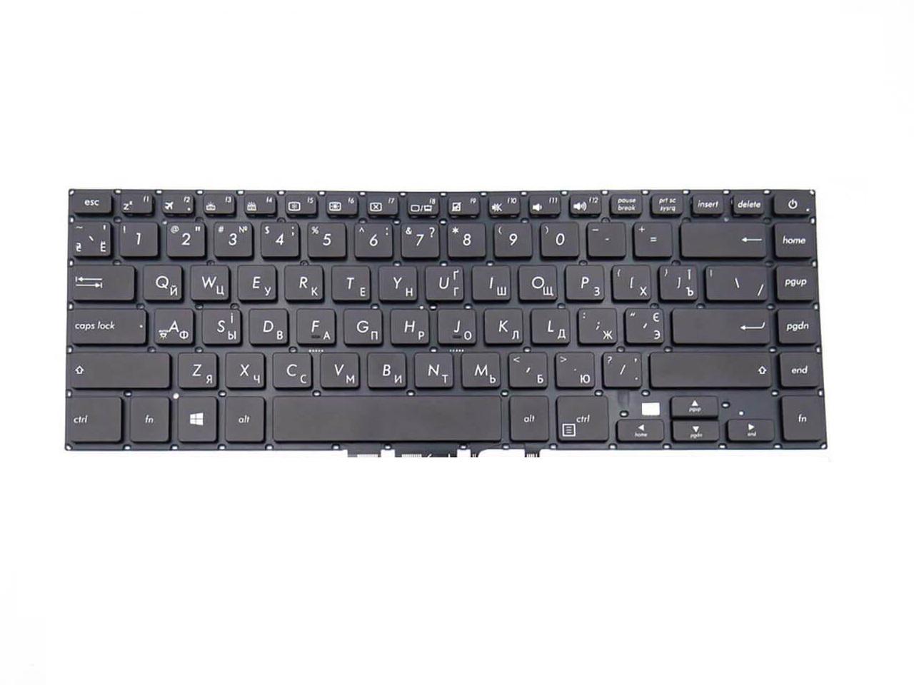 Клавиатура для ноутбука Asus BX530 BX530UQ матовая (0KNB0-4624RU00)