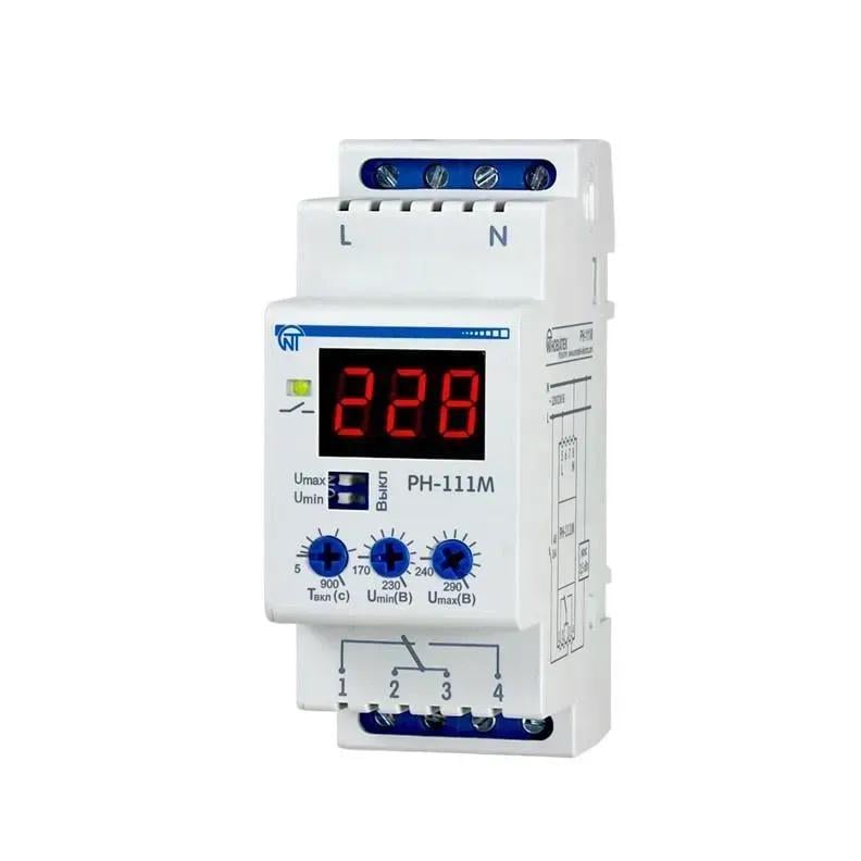 Реле напруги Novatek-Electro РН-111М 1Ф 16A (NTRN111M0)