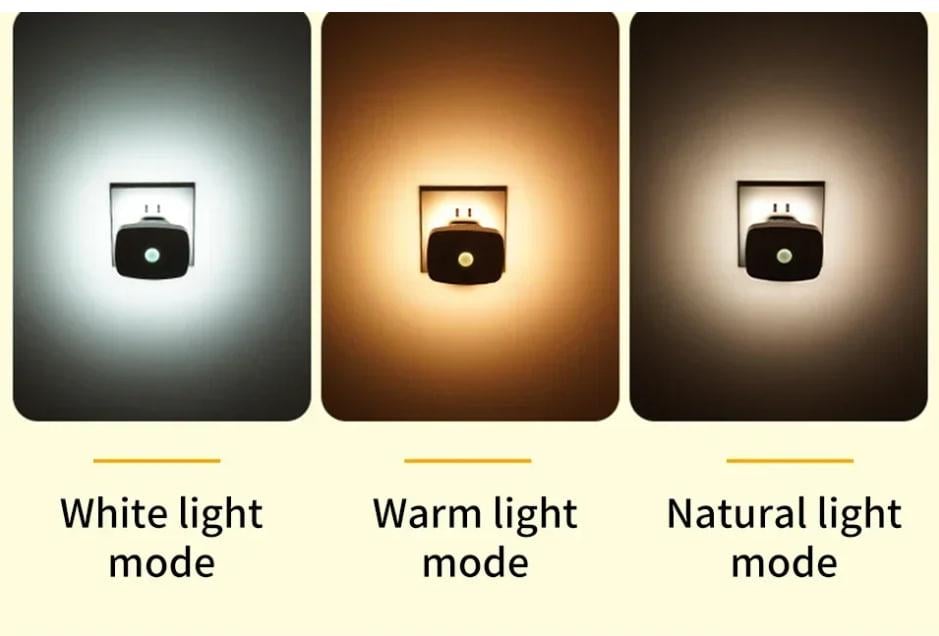 Світильник із датчиком руху та світла Білий 220В (EU) - фото 3 Світильник із датчиком руху та світла Білий 220В (EU) - фото 3