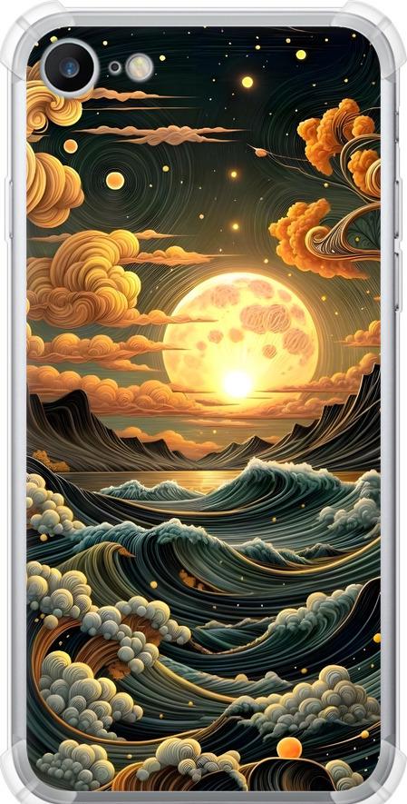 Чехол на iPhone 8 Арт волны (6332sp-1031-42517)