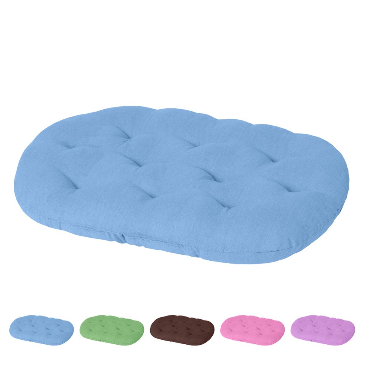 Подстилка овальная для животных Теремок M 45х55х7 см Голубой (41042 Col) - фото 2 Подстилка овальная для животных Теремок M 45х55х7 см Голубой (41042 Col) - фото 2