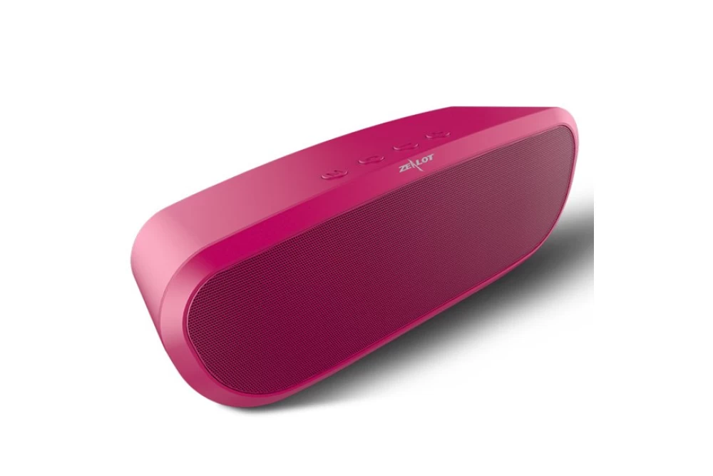 Колонка беспроводная портативная ZeaLot S9 Bluetooth Pink (373865)