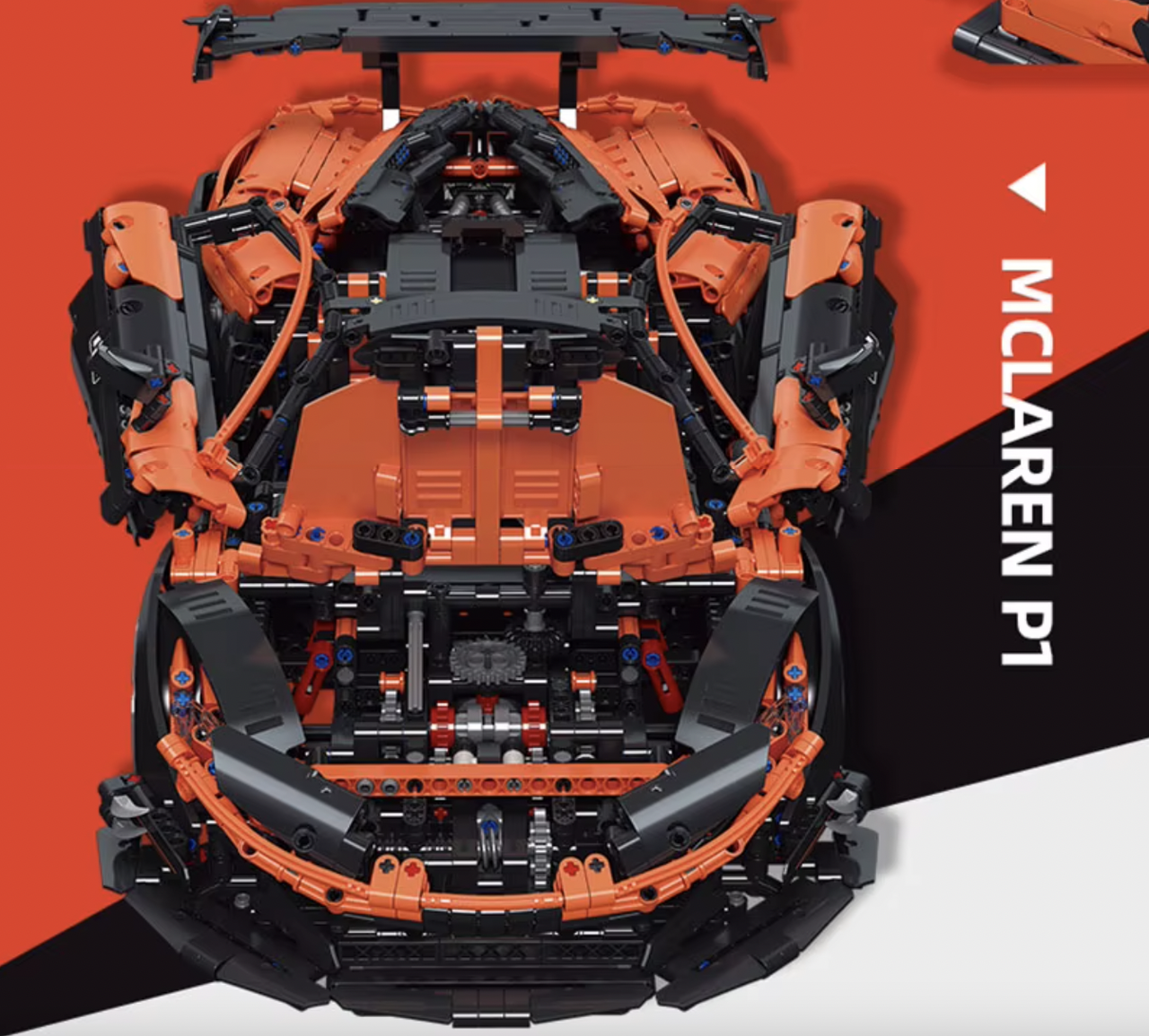 Конструктор спортивний автомобіль McLaren на радіокеруванні 3316 деталей (KO-37) - фото 7 Конструктор спортивний автомобіль McLaren на радіокеруванні 3316 деталей (KO-37) - фото 7