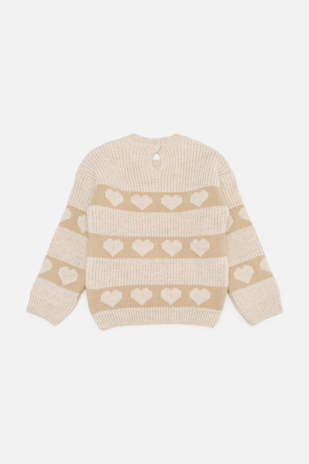 Джемпер для девочки ЦБ-00257120 98 см Бежевый (28576132)