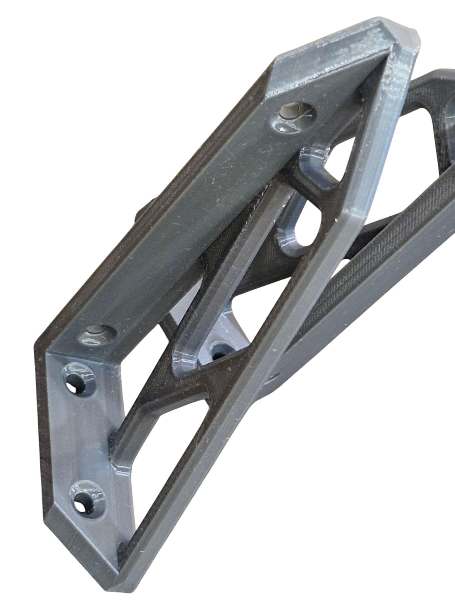 Тримач полиці Модик для полиць глибиною до 180 мм пластик ПЕТ до 20 кг 119х59х20 см 2 шт Білий (101405518) - фото 6 Тримач полиці Модик для полиць глибиною до 180 мм пластик ПЕТ до 20 кг 119х59х20 см 2 шт Білий (101405518) - фото 6