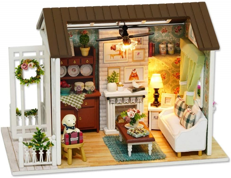 Конструктор дитячий DIY Cute Room 8008-D Вітальня з верандою та каміном (784780598) Конструктор дитячий DIY Cute Room 8008-D Вітальня з верандою та каміном (784780598)