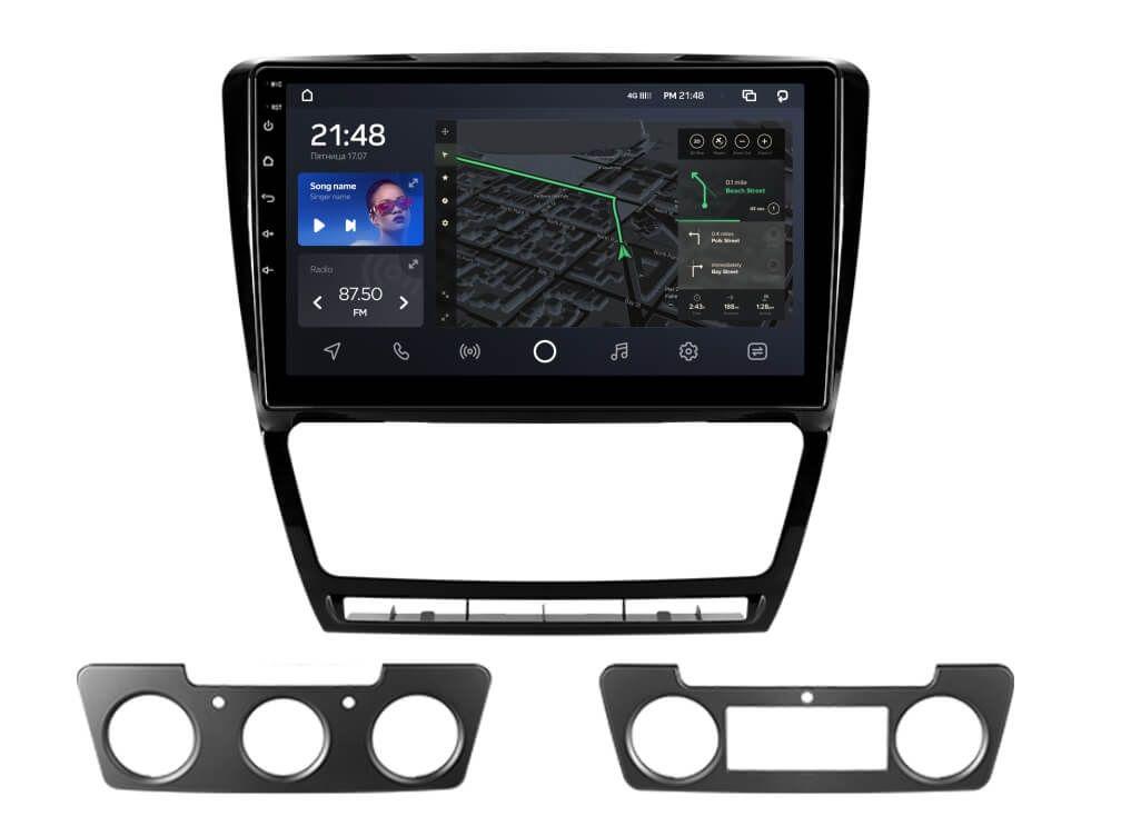 Штатная магнитола CYCLONE C10-004 4-64Gb 2k DSP Skoda Octavia 2 A5 2008-2013 black