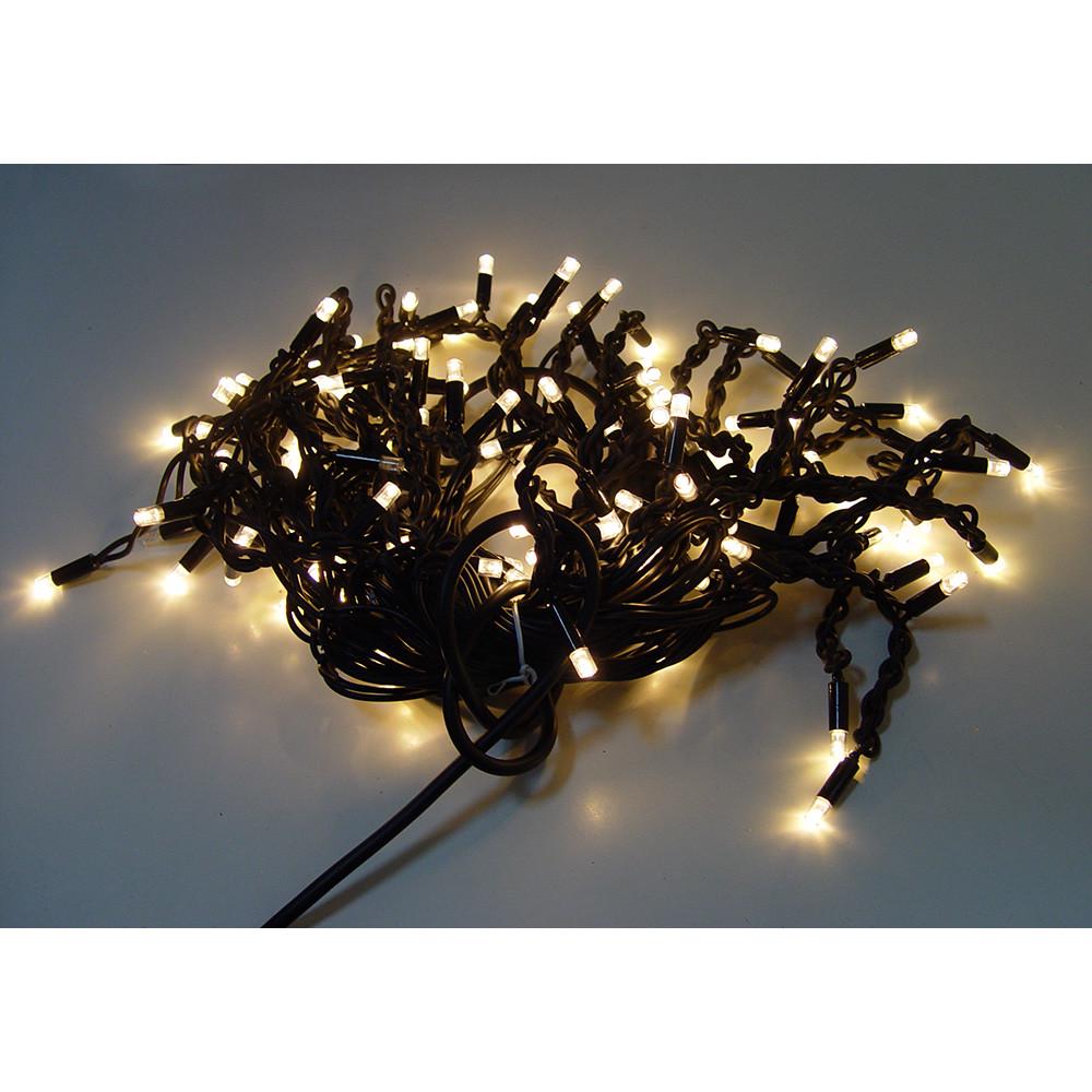 Гирлянда уличная Xmas Сосульки 7238 120 LED WW-2 5 м Yellow