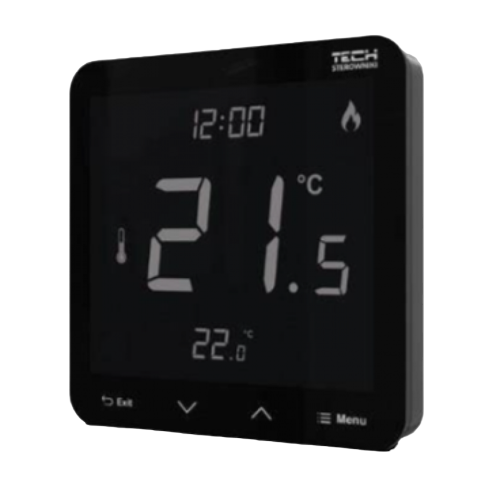 Датчик кімнатний дротовий Tech R -10s Plus 5 V для шини L -9/L -10 Чорний (12928726)