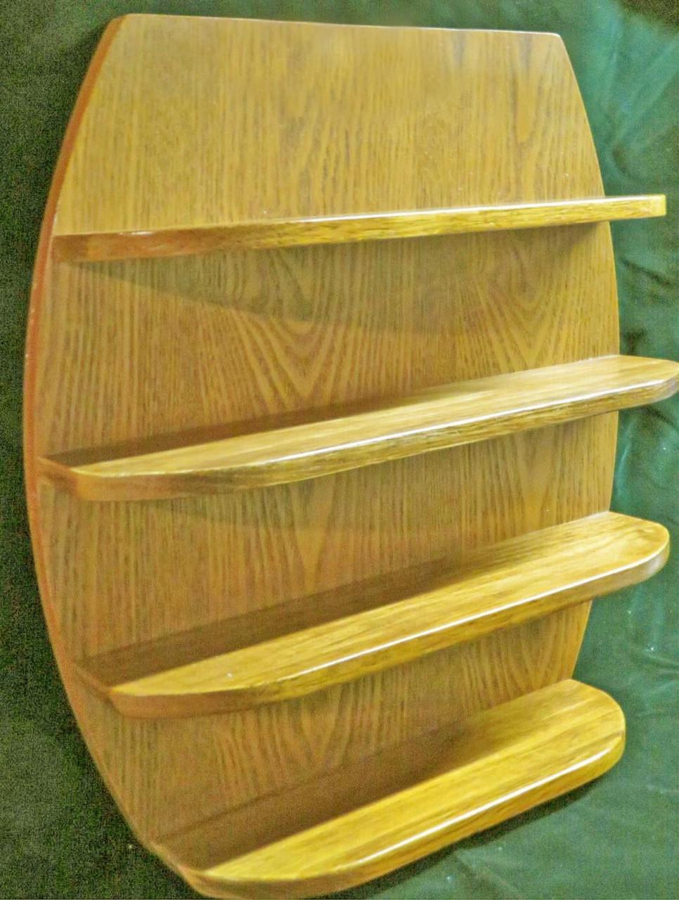 Полка для рюмок из дерева Ламоан Карри (ПДШ-005103)