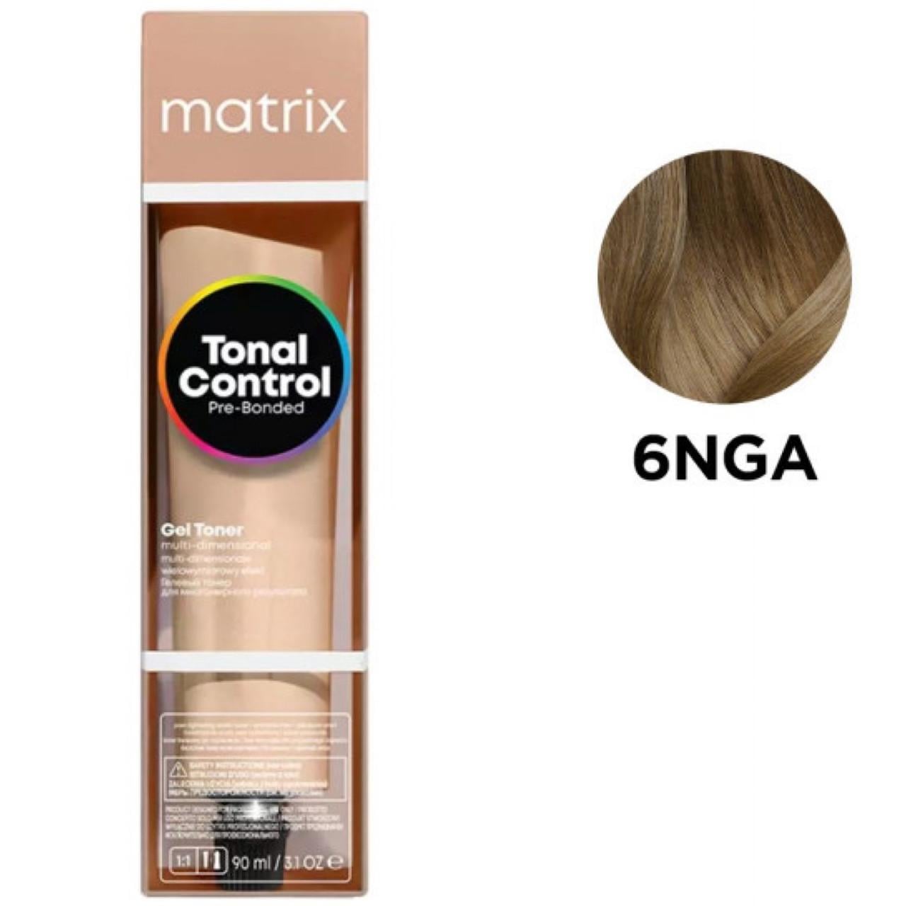 Тонер-краска гелевый на кислотной основе Matrix Tonal Control Pre-Bonded Acidic Gel Toner 6NGA Светлый шатен натуральный золотистый 90 мл Тонер-краска гелевый на кислотной основе Matrix Tonal Control Pre-Bonded Acidic Gel Toner 6NGA Светлый шатен натуральный золотистый 90 мл
