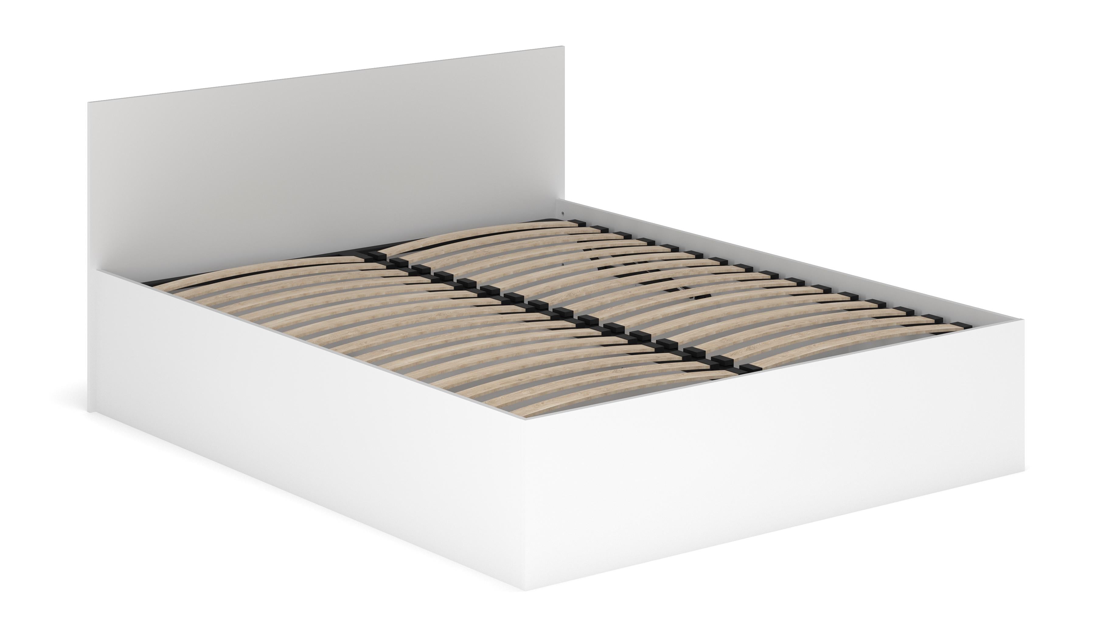 Ліжко Бруклін 160х200 з підйомним механізмом Білий (01384-003)