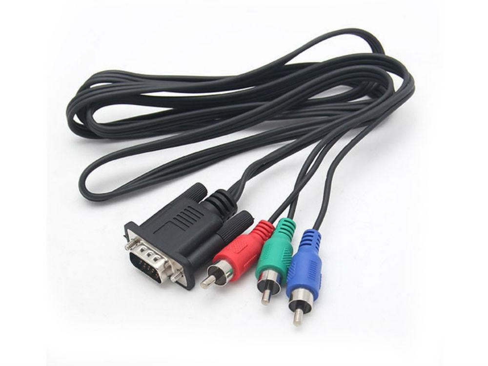 Шнур VGA 3 RCA кабель перехідник (0908-021-00)
