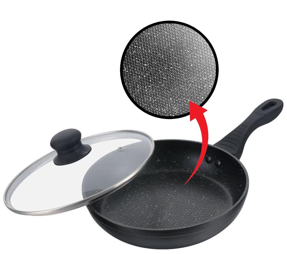 Сковорода Bohmann c сотовым 6-слойным дном и антипригарным покрытием 26 см (BH-1000-26) - фото 2