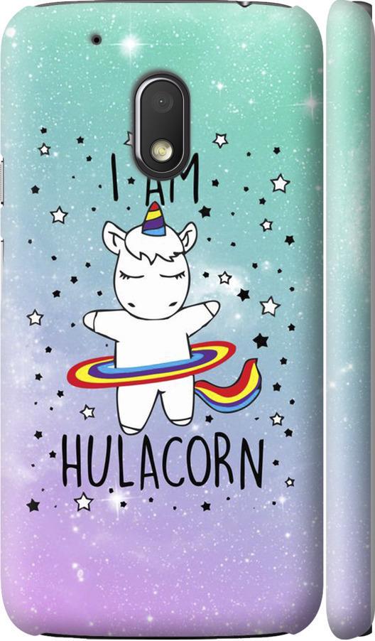 Чехол на Motorola Moto G4 Play I'm hulacorn (3976m-860-42517)