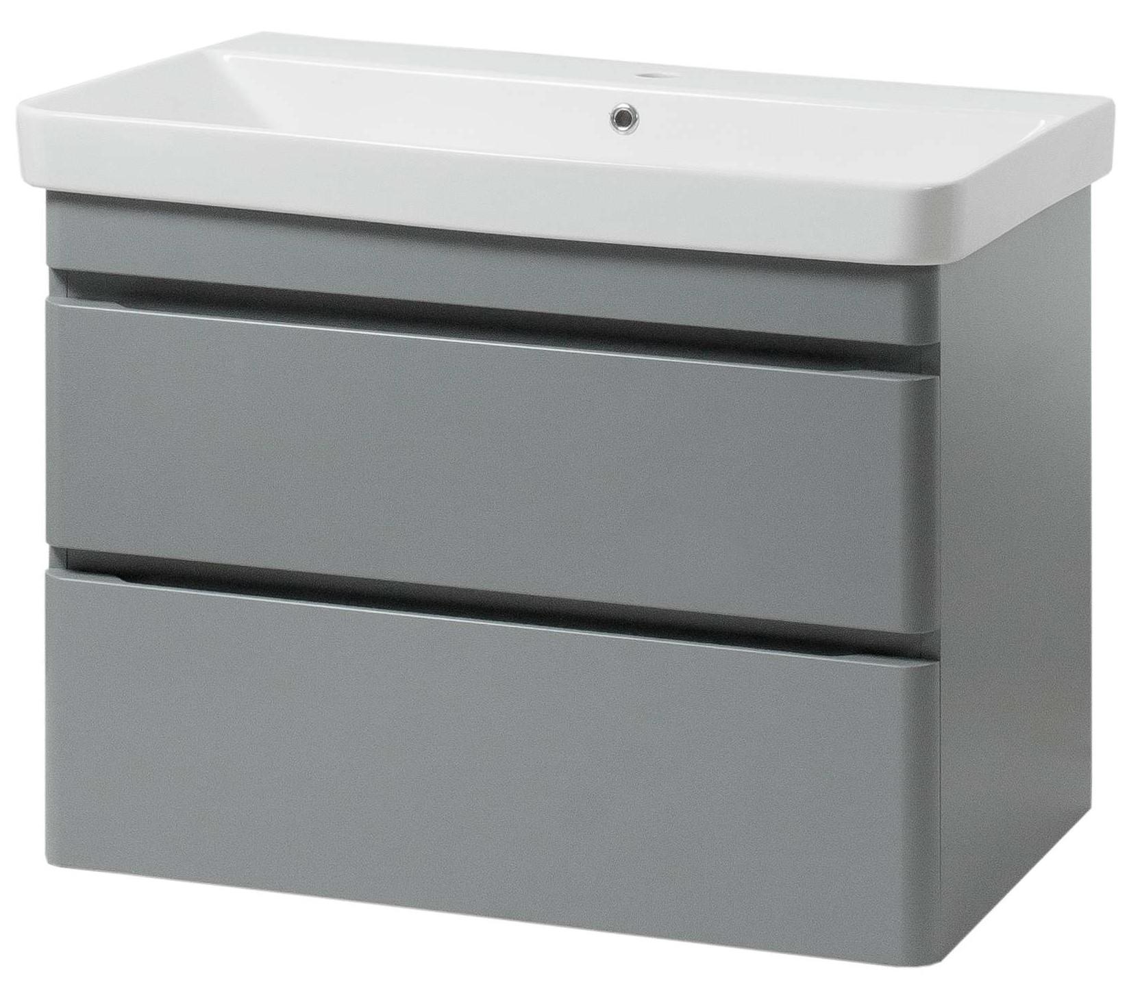 Тумба ЮВВИС Vivace ТПБ-2 Д 100 см с умывальником Vivace Бетон матовый (14873625)
