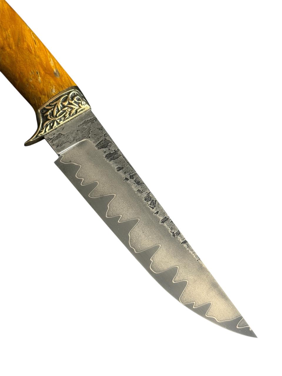 Нож туристический Gorillas BBQ 24,5 см Коричневый (KN198) - фото 2