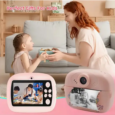 Фотоапарт дитячий з миттєвим друком єдиноріжки Рожевий (FD-121) - фото 8 Фотоапарт дитячий з миттєвим друком єдиноріжки Рожевий (FD-121) - фото 8