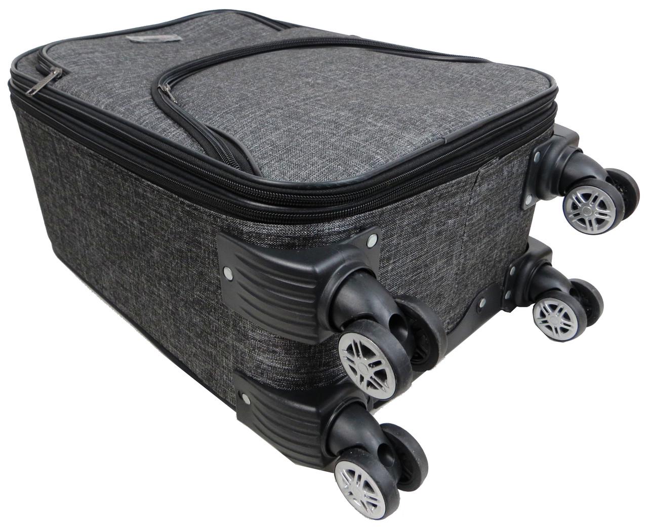 Валіза маленька тканинна Gedox ручна поклажа на колесах S 42 л Сірий - фото 10 Валіза маленька тканинна Gedox ручна поклажа на колесах S 42 л Сірий - фото 10