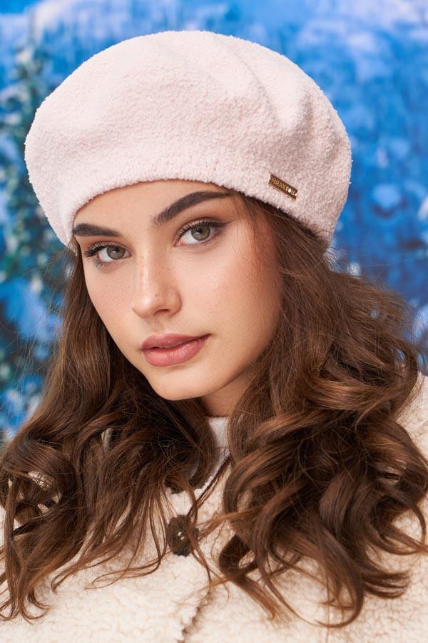 Берет Braxton Оджен женский Светло-пудровый (4978)