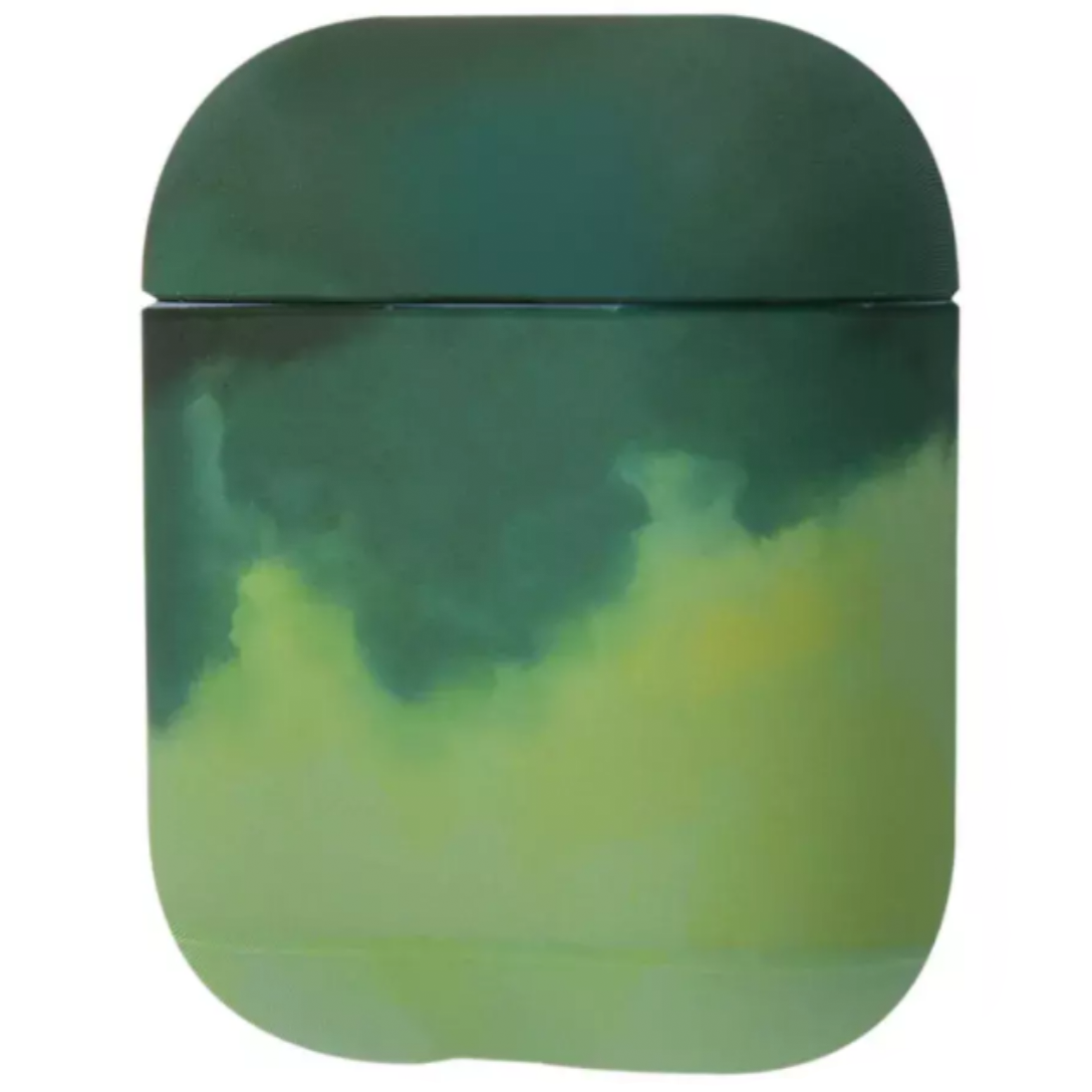 Чохол для навушників Watercolor Case for AirPods, Dark Green/Gray