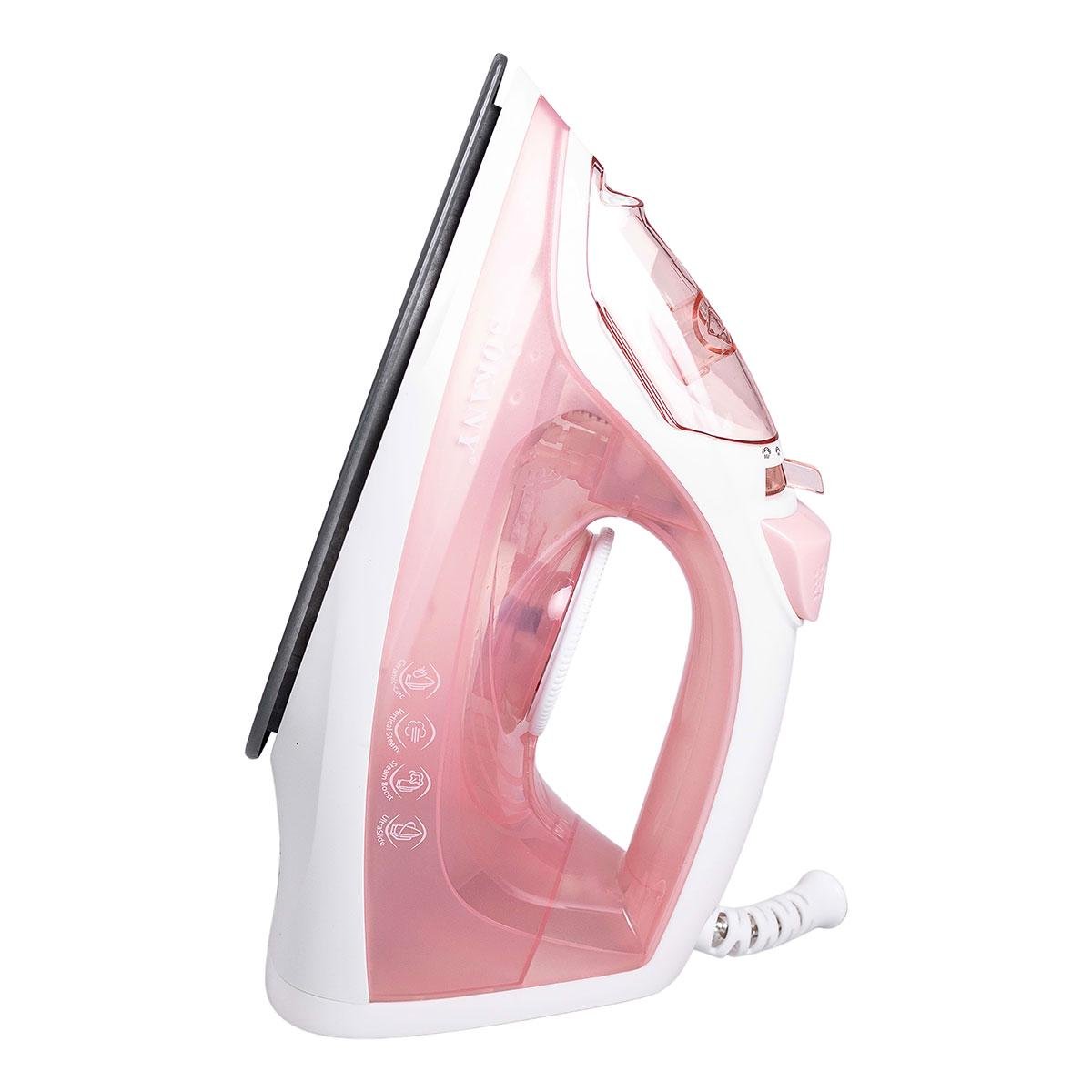 Праска парова ручна для одягу Sokany з металокерамічною підошвою 1800 Вт Рожевий (5921) - фото 6 Праска парова ручна для одягу Sokany з металокерамічною підошвою 1800 Вт Рожевий (5921) - фото 6