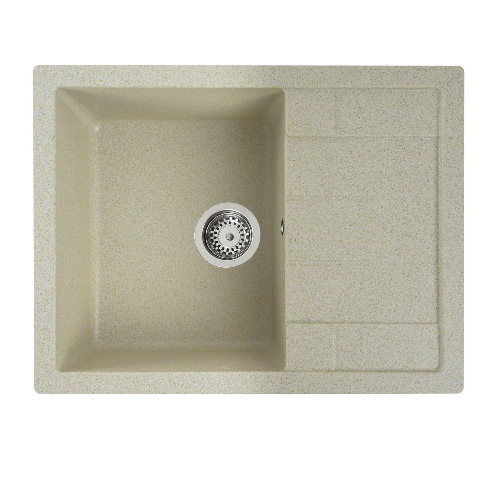 Мойка гранитная для кухни Valeso INTENSO 6550 матовая Песок
