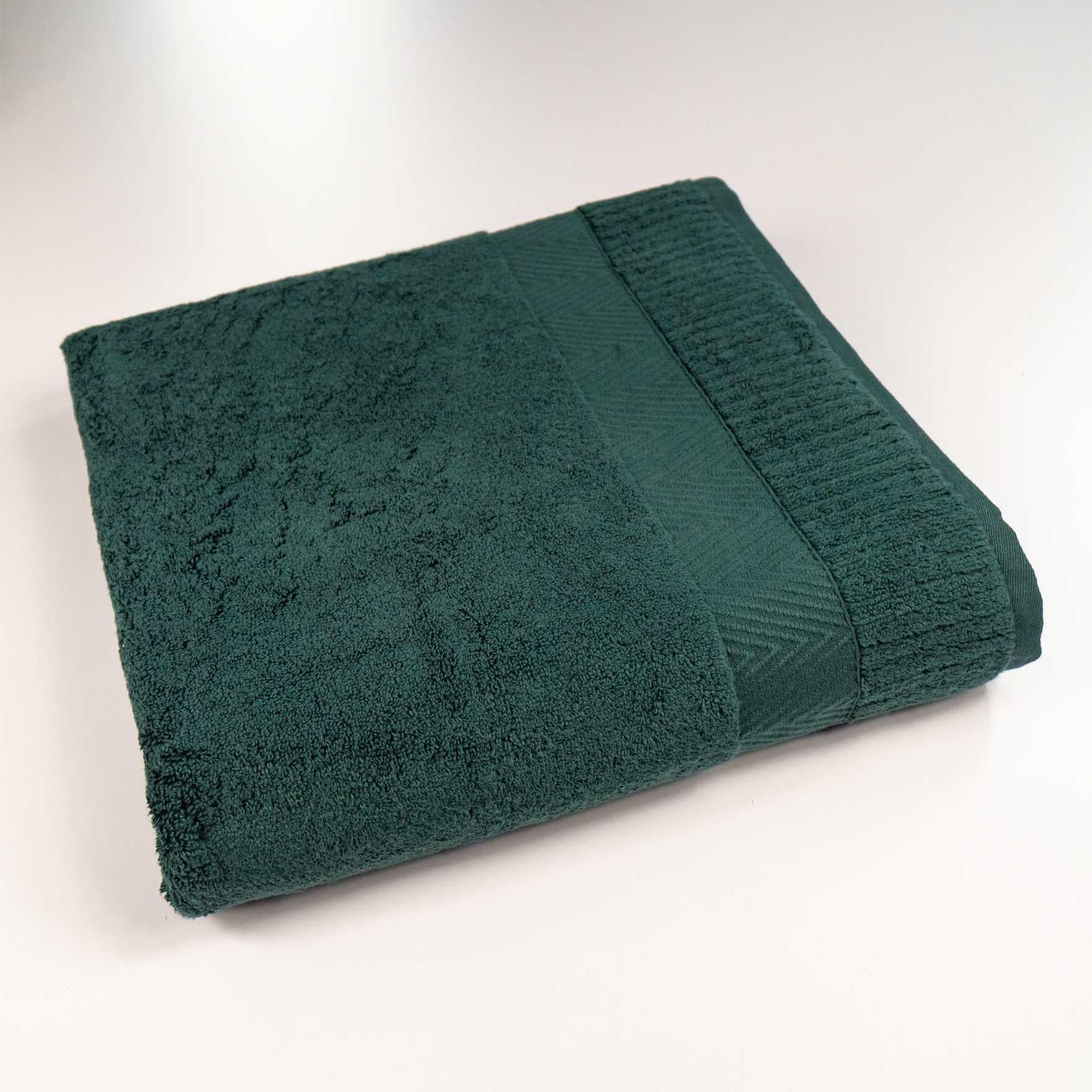 Полотенце банное Зеро Твист Бордюр 70x140 см Зеленый (550-140-ztb-green)