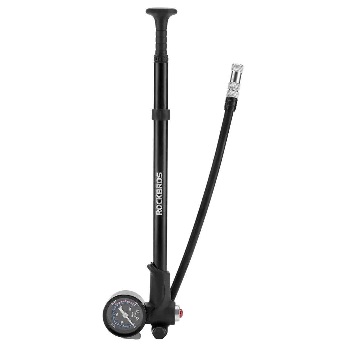 Насос велосипедный с манометром ROCKBROS BG-1613 300 psi/20 бар (RB-BG-1613-4810)