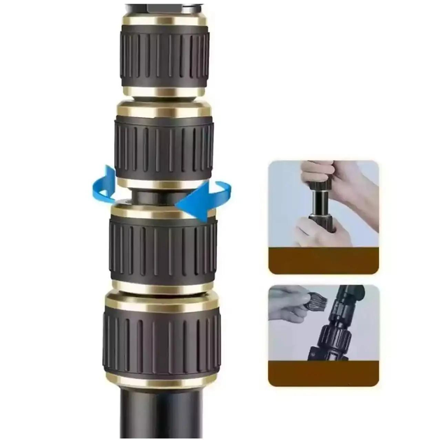 Штатив NeePho NP-2688 универсальный с держателем для телефона и сумкой 200 см (28421204) - фото 8 Штатив NeePho NP-2688 универсальный с держателем для телефона и сумкой 200 см (28421204) - фото 8