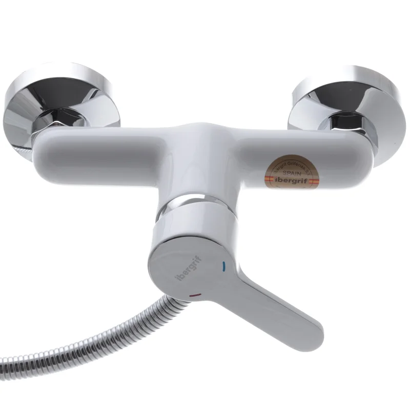 Смеситель для душа IBERGRIF SQUARE M12022W из латуни (19232596)