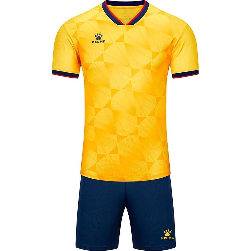 Комплект футбольной формы Kelme OVIEDO II S Желто-темно-синий (8551ZB11082.9716)
