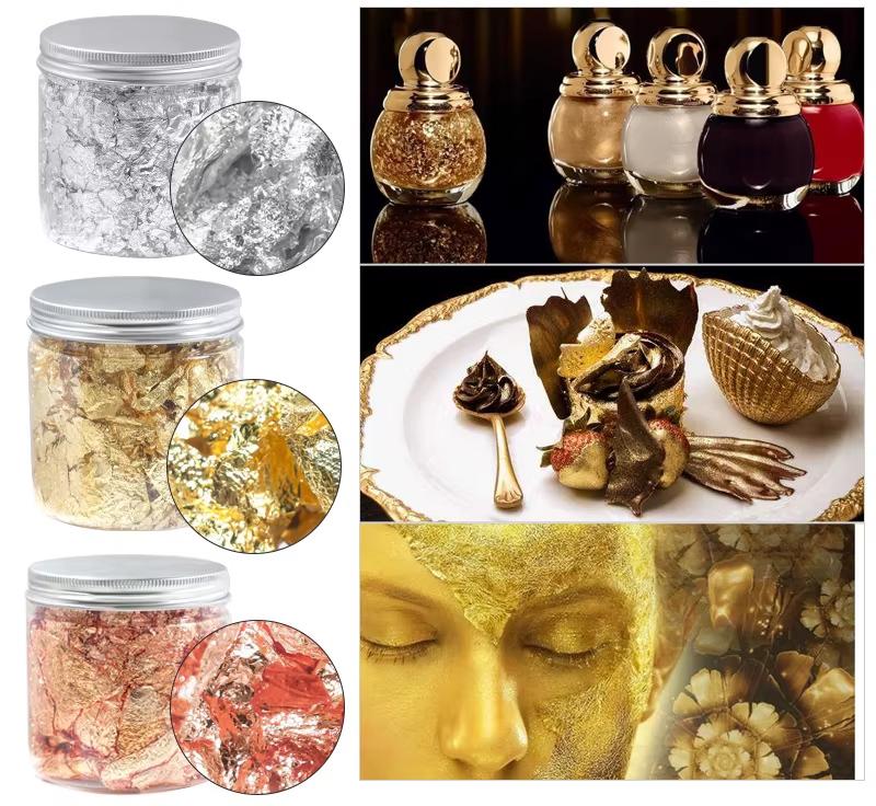 Поталь у пластівцях для декорування 15 г Золотий (Flake-15-G) - фото 11 Поталь у пластівцях для декорування 15 г Золотий (Flake-15-G) - фото 11